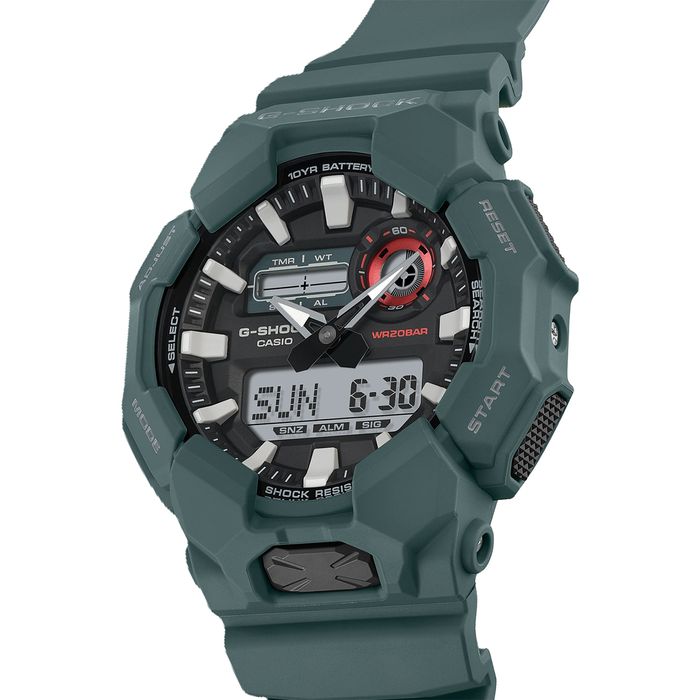 Relógio CASIO G-SHOCK masculino analógico azul GA-010-2ADR