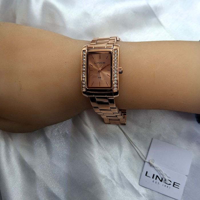 Relógio LINCE feminino analógico retangular LQR4827L26 R1RX