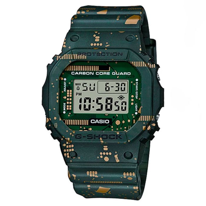 Relógio CASIO G-SHOCK Circuit Board masculino DWE-5600CC-3DR