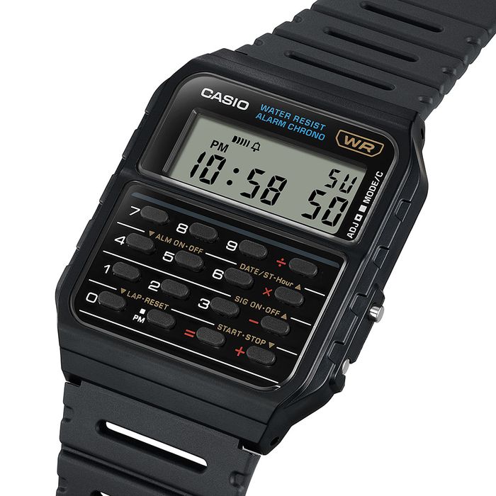 Relógio CASIO VINTAGE unissex digital preto CA-53W-1Z - aconfianca