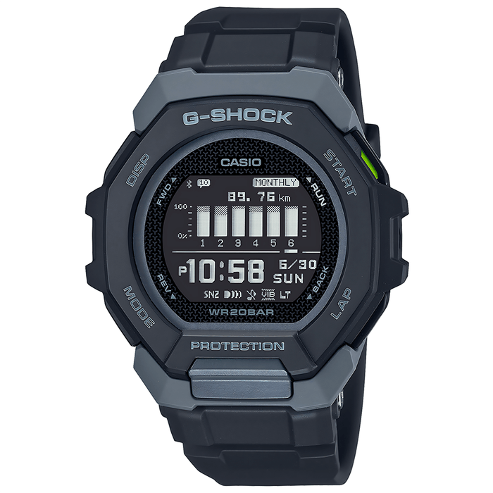 Relógio G-SHOCK masculino digital G-Squad preto GBD-300-1DR